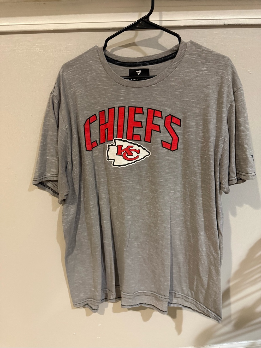 Fanatics Gray Travis Kelce Chiefs T‑Shirt